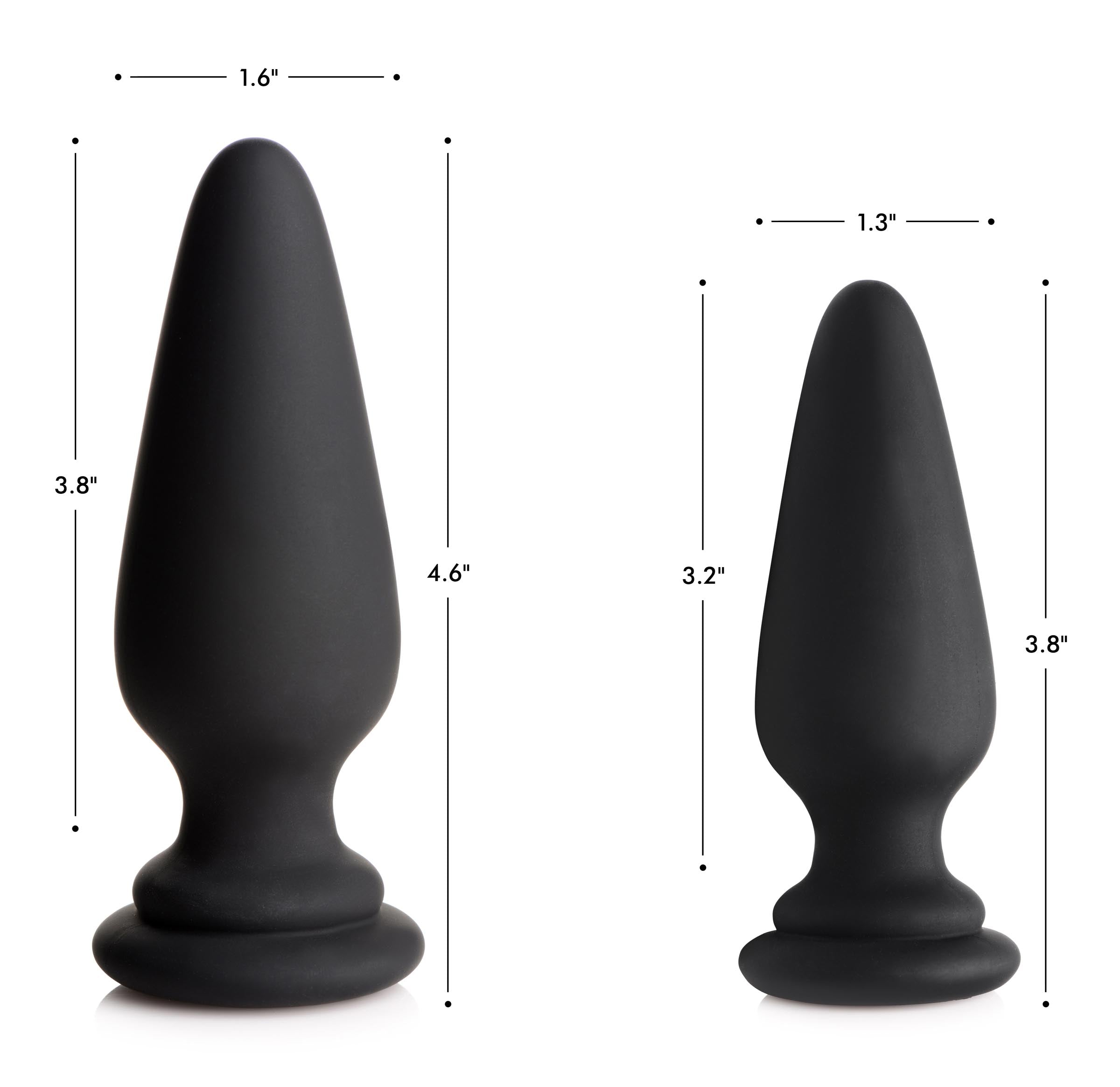 Small Anal Plug With Interchangeable Fox Tail