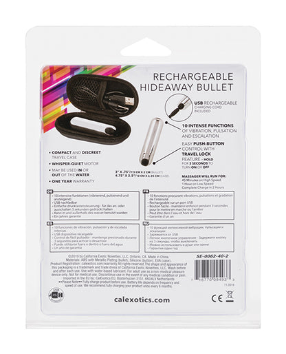 Rechargeable Hideaway Bullet