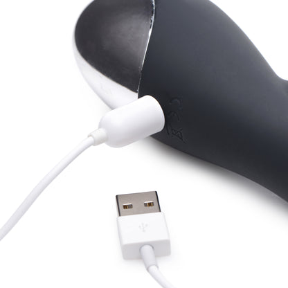 Shegasm 5 Star 7x Suction Come-hither Silicone Rabbit -