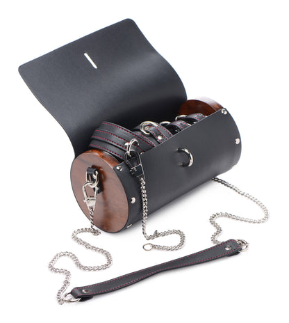 Master Series Kinky Clutch Black Bondage Set w/Carrying Case