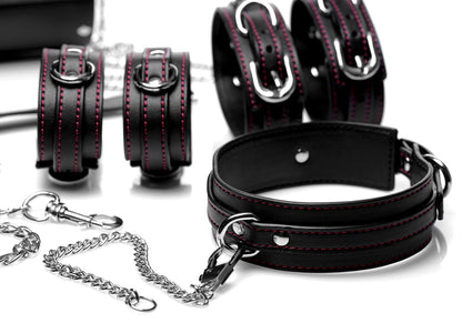 Master Series Kinky Clutch Black Bondage Set w/Carrying Case
