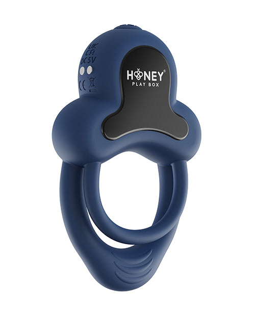 Anello Vibrating Double Cock Ring w/Clitoral Stimulator