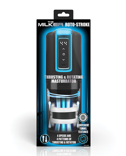 The Milker Roto-Stroke Thrusting &amp; Rotating Masturbator - Black