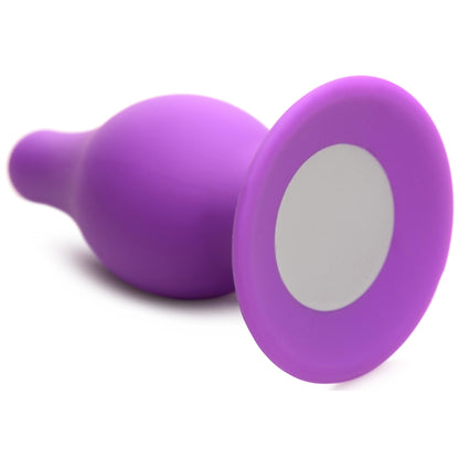 Squeezable Tapered Anal Plug