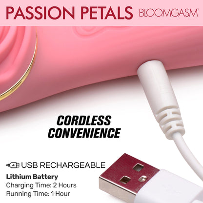 Passion Petals 10x Silicone Suction Rose Vibrator