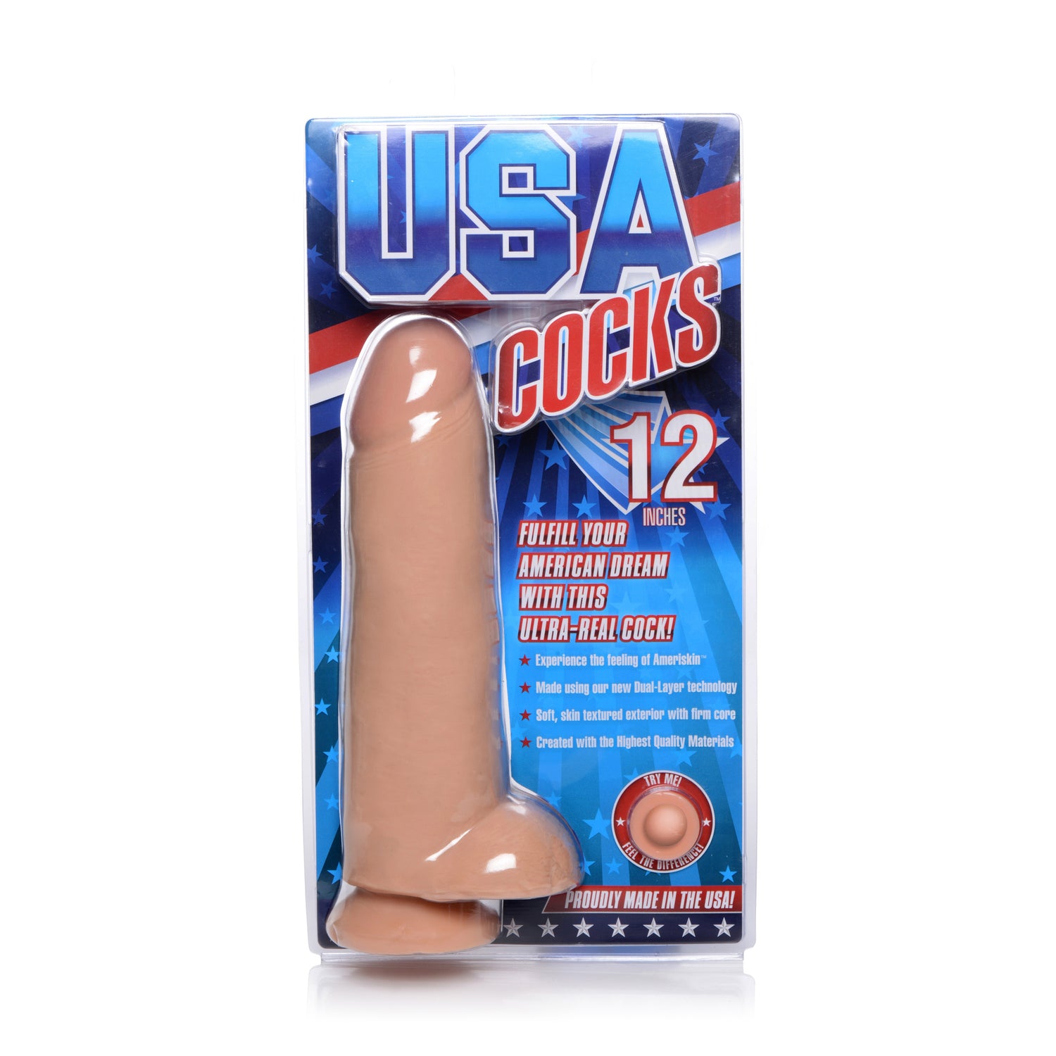 Ultra Real Dual Layer Suction Cup Dildo