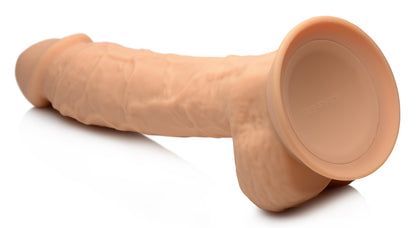 Silexpan Medium Hypoallergenic Silicone Dildo With Balls - 8.5 Inch