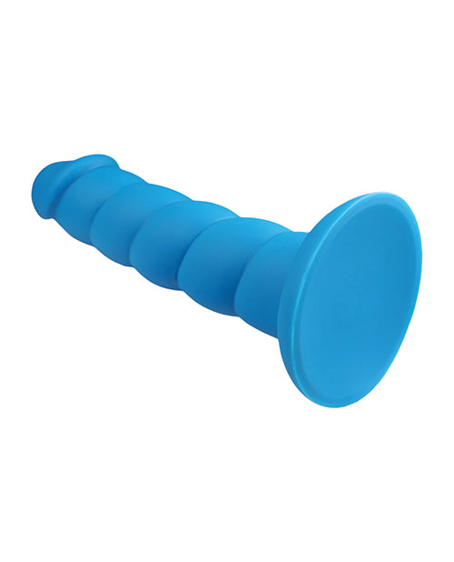 Rock Candy Suga Daddy Silicone Dildo - Blue