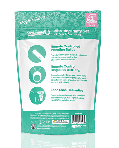 Screaming O My Secret 4t Panty Vibe W/remote