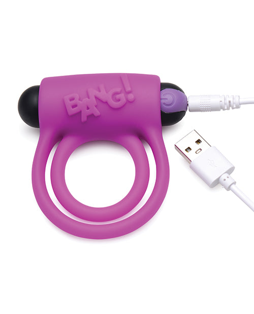 Bang! Vibrating Cock Ring &amp; Bullet W/remote Control