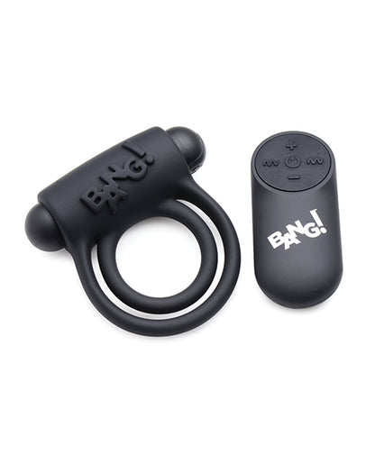 Bang! Vibrating Cock Ring &amp; Bullet W/remote Control