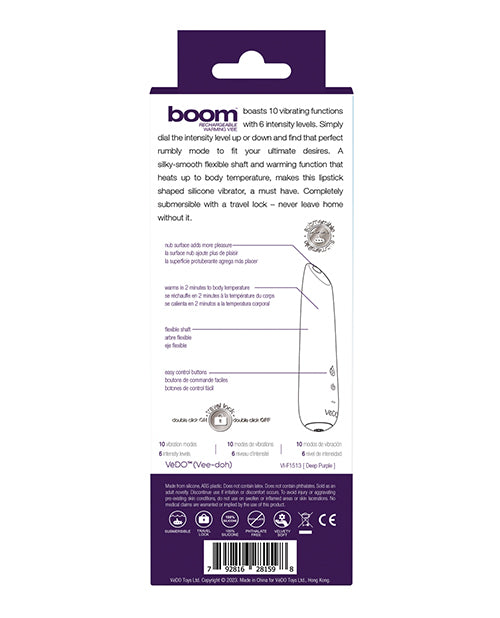 Vedo Boom Rechargeable Ultra Powerful Vibe