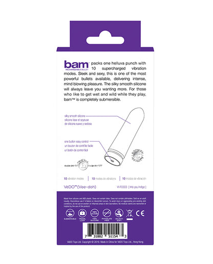 Vedo Bam Rechargeable Bullet