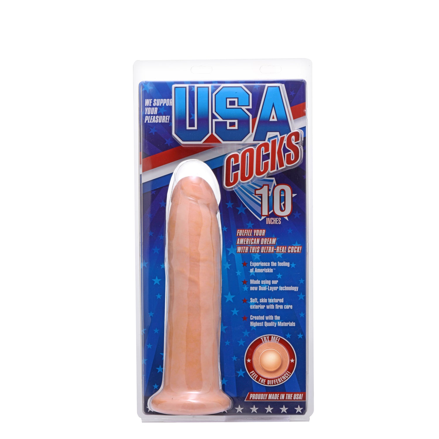 Ultra Real Dual Layer Suction Cup Dildo Without Balls