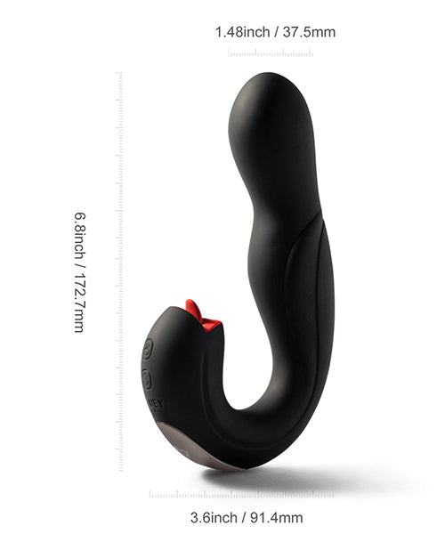 Joi Pro Rotating Head G-spot Vibrator &amp; Clit Licker W/remote