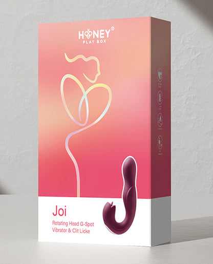 Joi Pro Rotating Head G-spot Vibrator &amp; Clit Licker W/remote