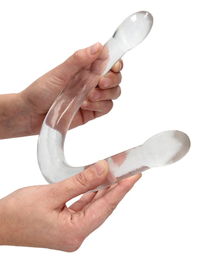 Shots Realrock Crystal Clear 17" Double Dildo