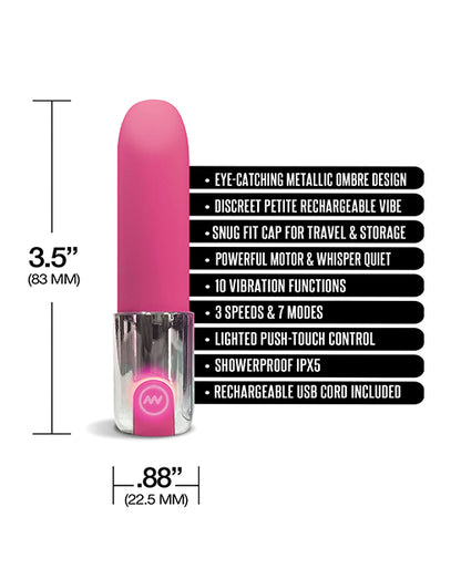 Nixie Smooch Rechargeable Lipstick Vibrator