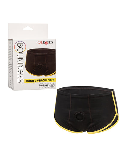 Boundless Boxer Brief - Black/Yellow