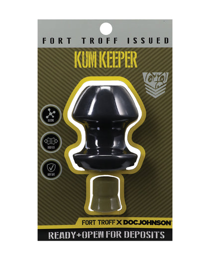 Fort Troff Kum Keeper Anal Plug - Black