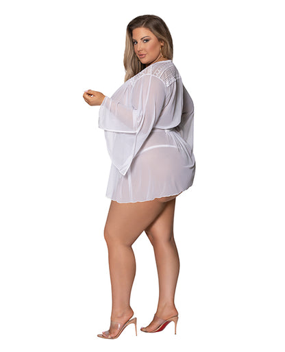 Modern Romance Flowing Short Robe 2x