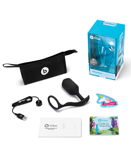B-vibe Vibrating Snug &amp; Tug - Black