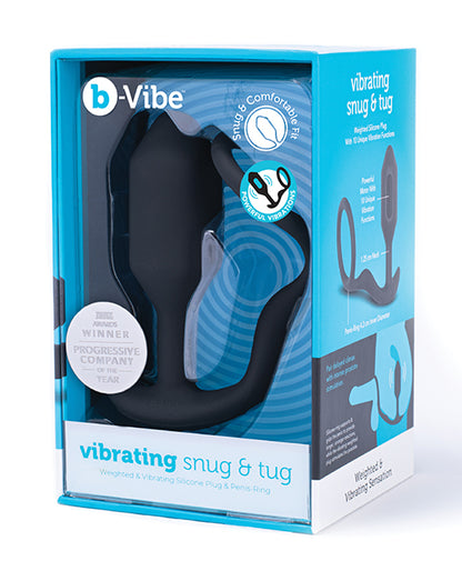 B-vibe Vibrating Snug &amp; Tug - Black
