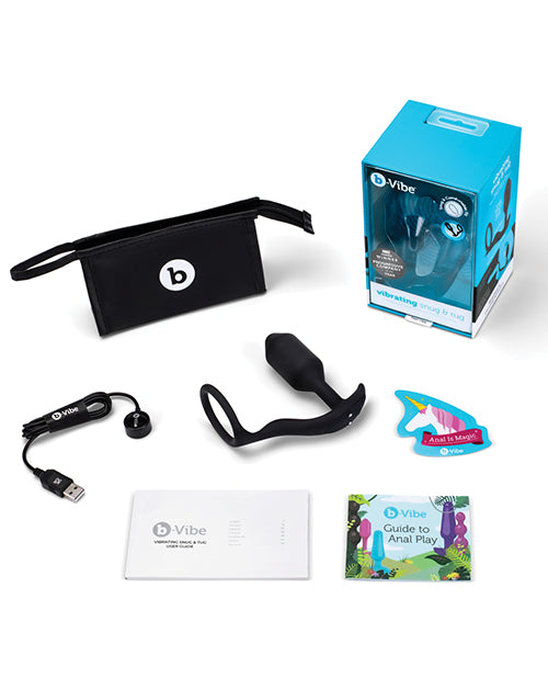 B-vibe Vibrating Snug &amp; Tug - Black