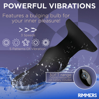 Rimmers Rimming Plug With Remote