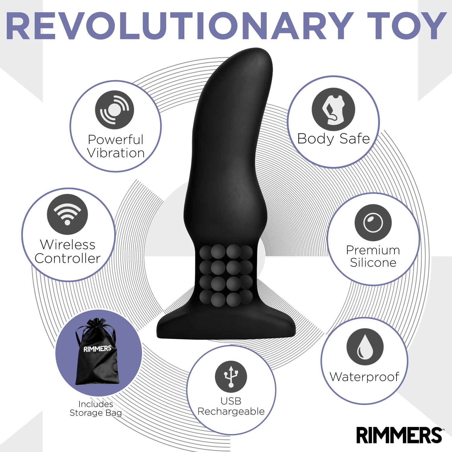 Rimmers Rimming Plug With Remote