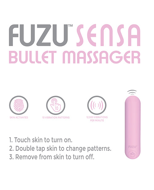 Fuzu Skin Activated Rechargeable Bullet Massager