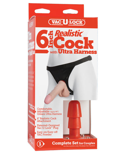 Ultra Harness 2 Set 3 Realistic Dong &amp; Powder