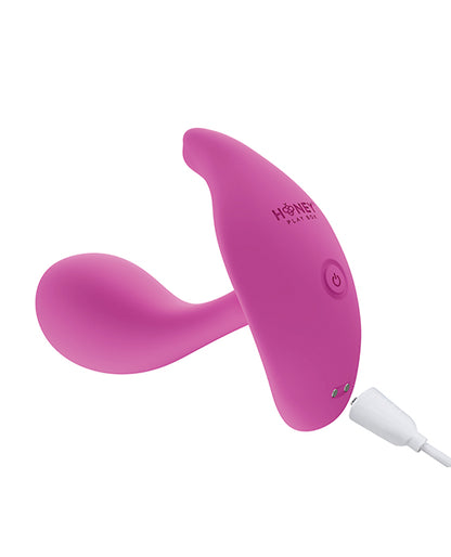 Oly App-enabled Wearable Clit &amp; G Spot Vibrator - Pink