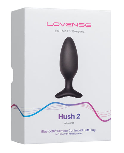 Lovense Hush 2 Butt Plug - Black