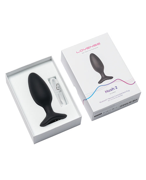 Lovense Hush 2 Butt Plug - Black