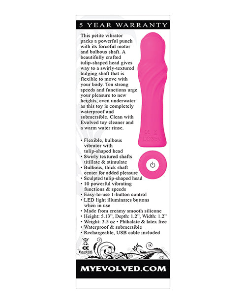 Evolved Twist &amp; Shout Rechargeable Bullet - Pink