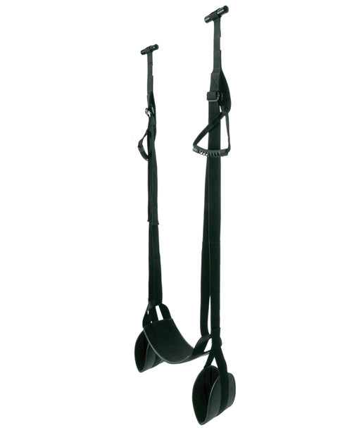 Easy Toys Door Leg &amp; Bum Support Over The Door Swing - Black