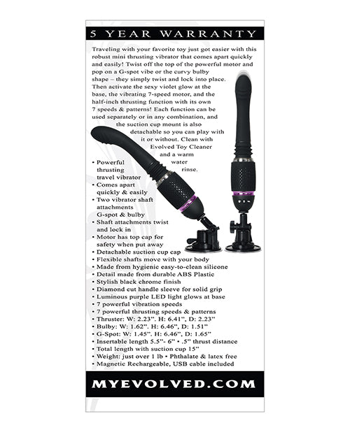 Evolved Thrust &amp; Go Sex Machine - Black