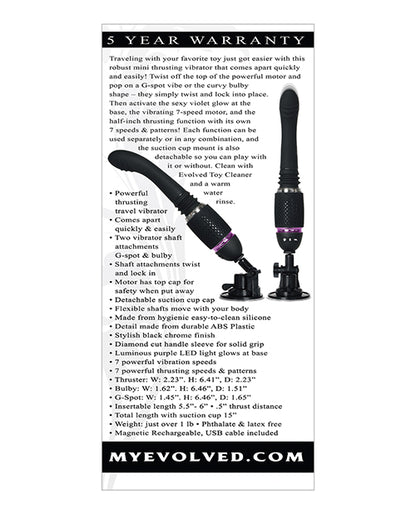 Evolved Thrust &amp; Go Sex Machine - Black