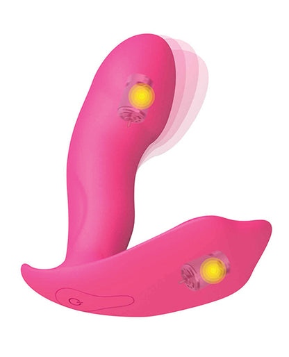 Dorcel Secret Clit Dual Stim Heating and Voice Control - Pink