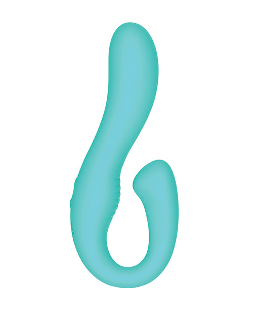 Cheri Dual Action Vibrator - Teal