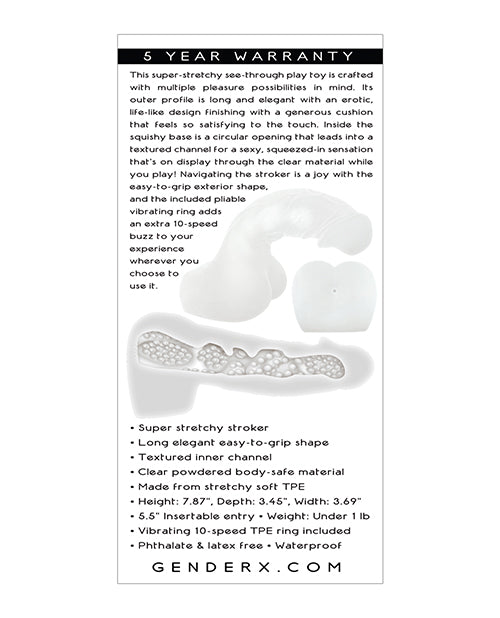 Gender X Stroke &amp; Poke - Clear