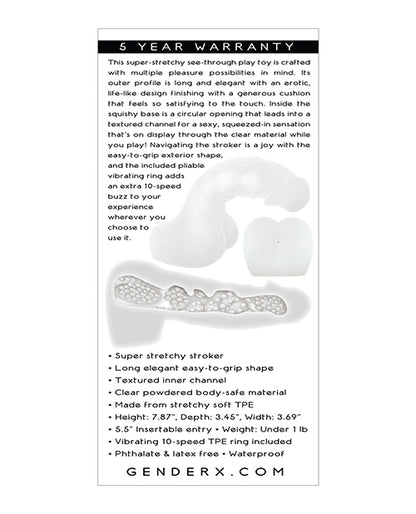 Gender X Stroke &amp; Poke - Clear