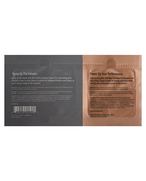 Max Command &amp; Vitality Duo Foil - 1.5 ml Pack of 24