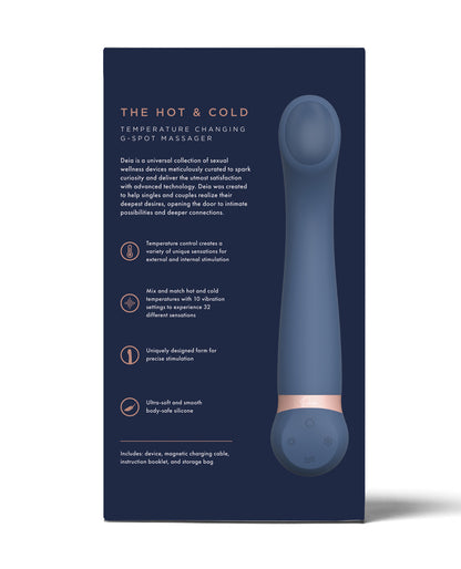 Deia the Hot &amp; Cold Heating &amp; Cooling Vibrator - Navy
