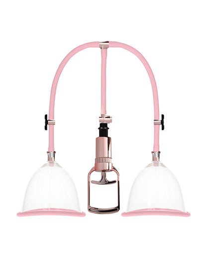 Shots Pumped Breast Pump Set - Medium Rose Gold