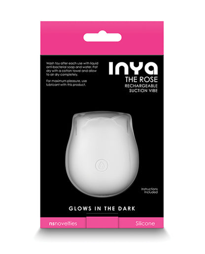 INYA The Rose Rechargeable Suction Vibe - Glow in the Dark