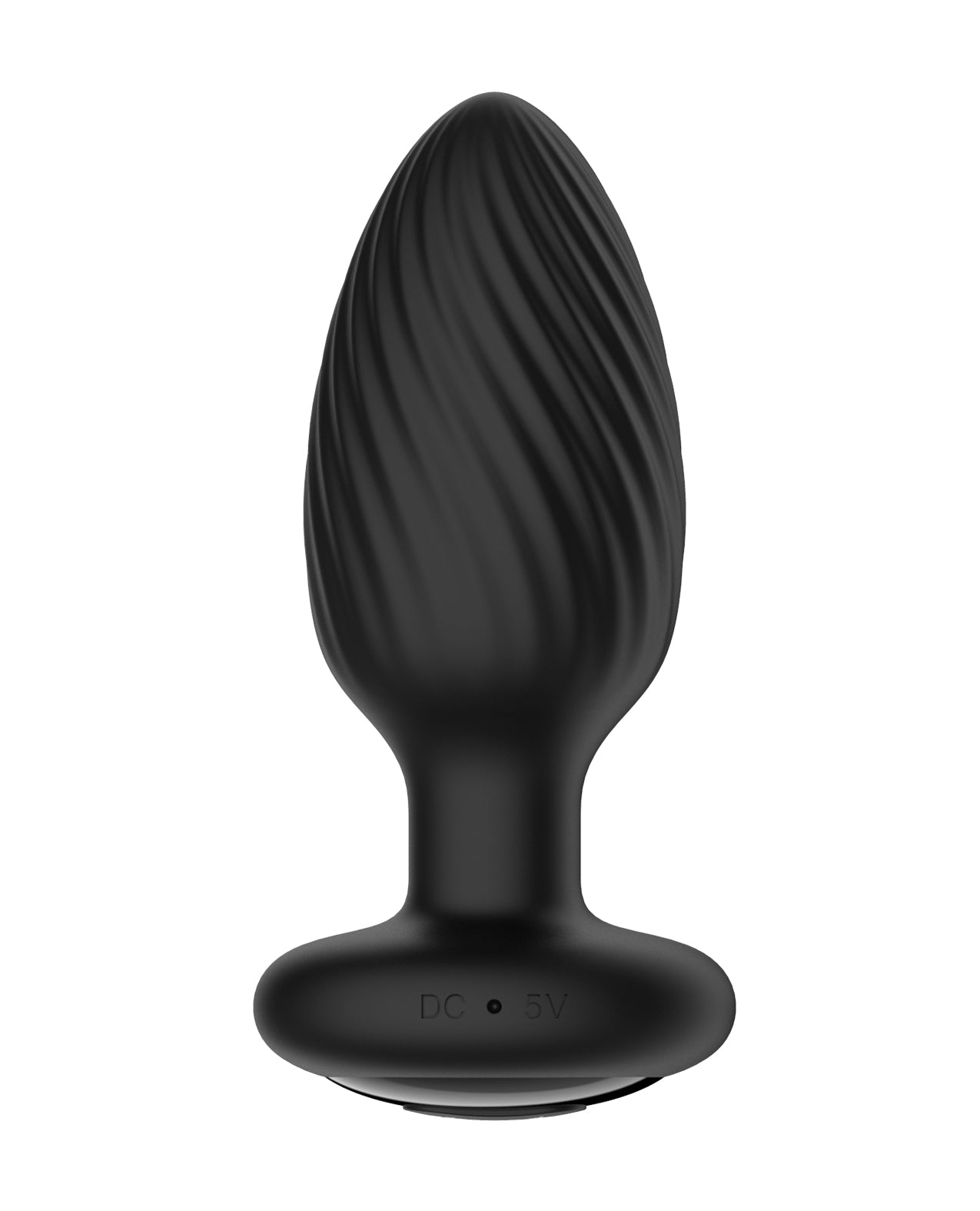 Nexus Tornado Rotating &amp; Vibrating Medium Butt Plug w/Remote - Black