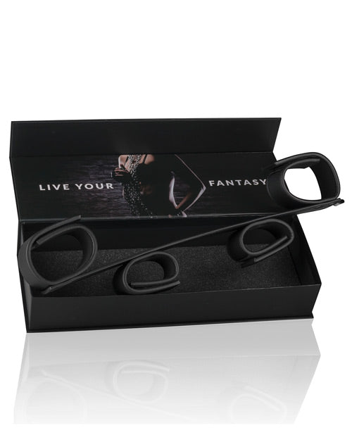 Easy Toys Wrist &amp; Ankle Bondage Bar - Black