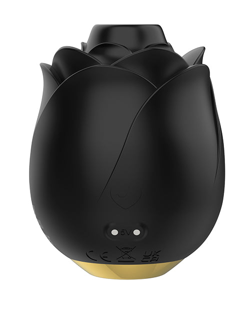 Fifty Shades of Grey Hearts &amp; Flowers Rose Vibrator - Black